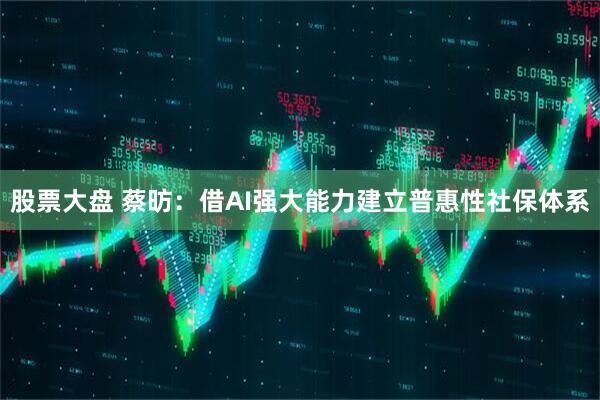 股票大盘 蔡昉：借AI强大能力建立普惠性社保体系